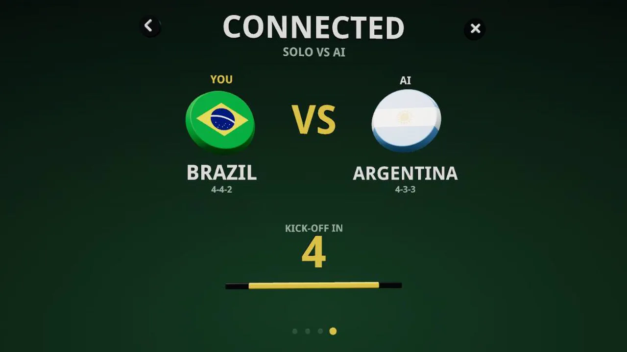 VERBONDEN: Brazilië tegen Argentinië, aftrap over 4